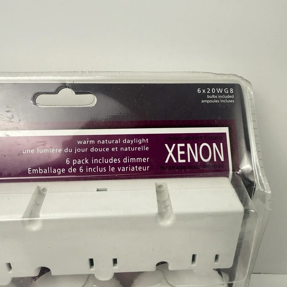 Canarm 6 Light Xenon Undercabinet Task & Accent Light Kit w/ Touch Dimmer NEW